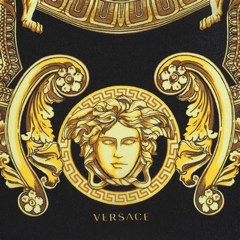 black and gold versace